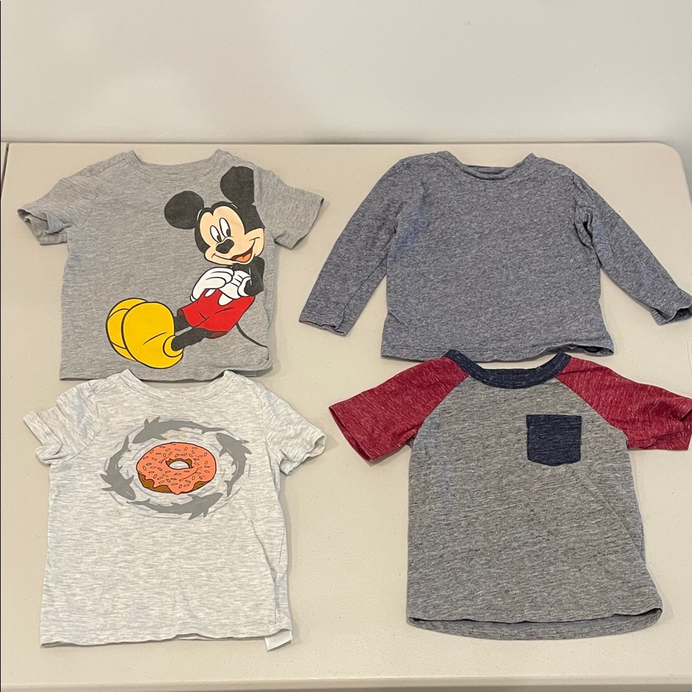 Bundle Lot of 4 Old Navy Toddler Boys Shirts, Size 18-24 Months